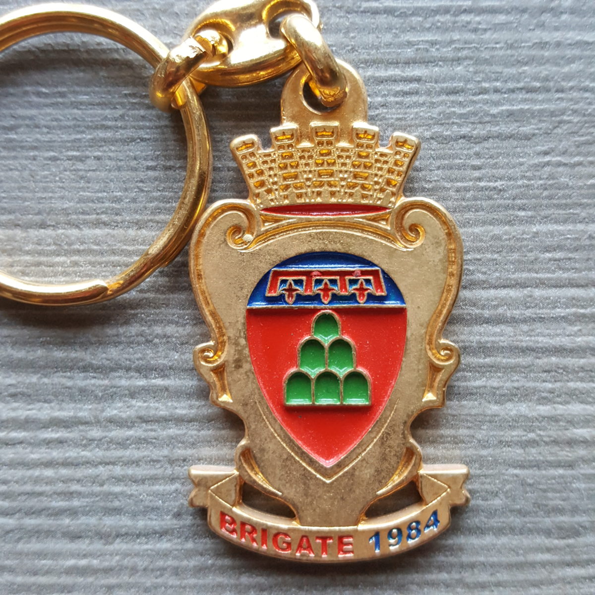 Portachiavi in Metallo MONTECAVARCHI Brigata 1984