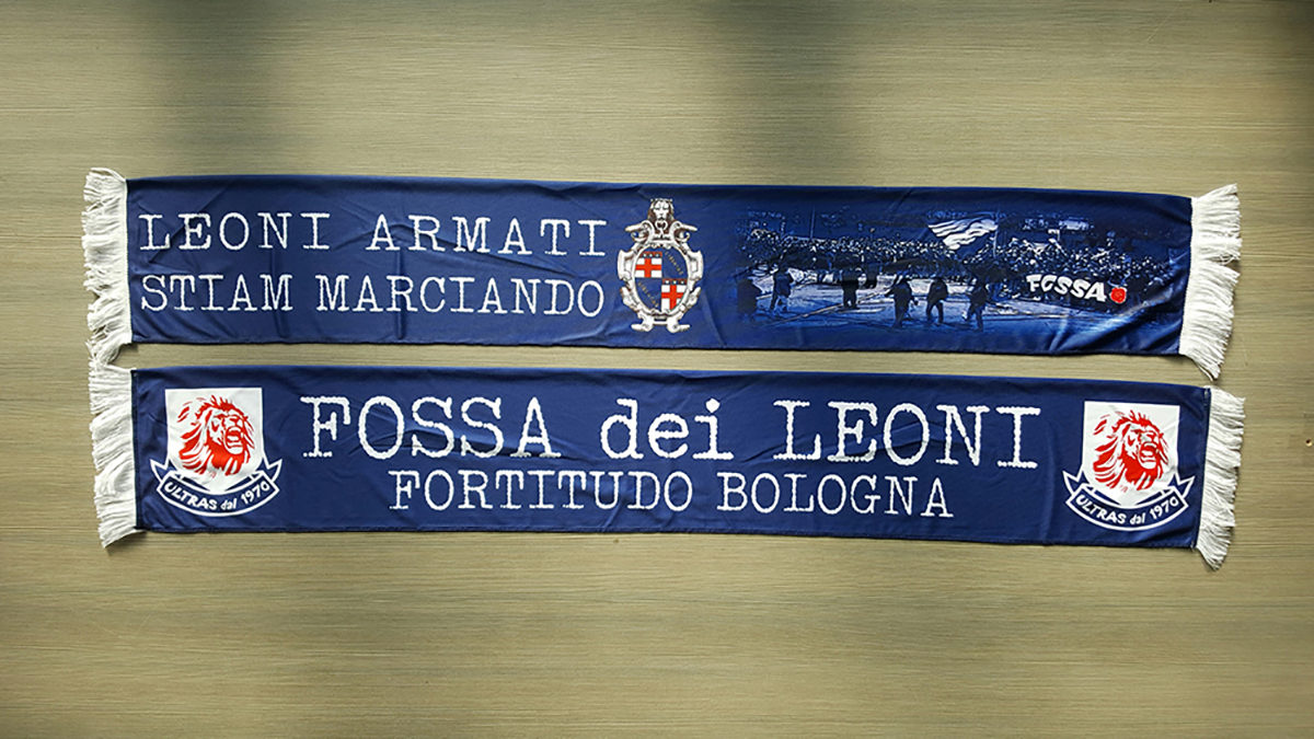 Sciarpa Raso FORTITUDO Fossa dei Leoni