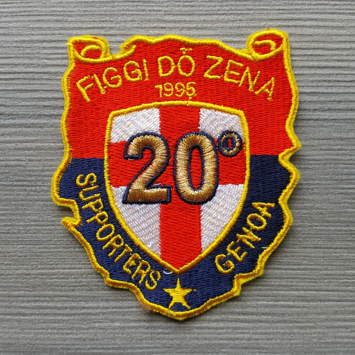 Toppa Ricamata GENOA Figgi do Zena 20 anno