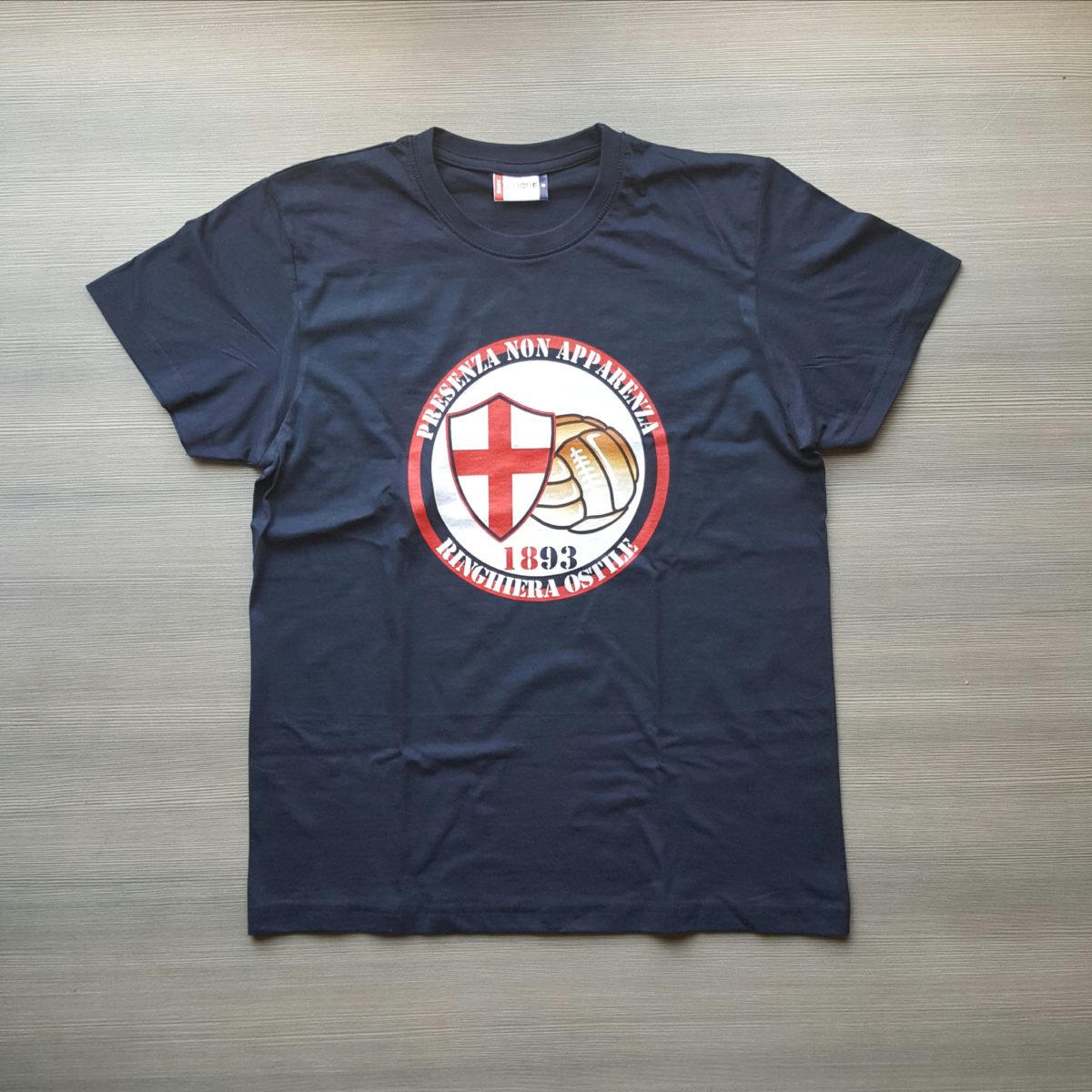 T-shirt stampata GENOA Ringhiera Ostile