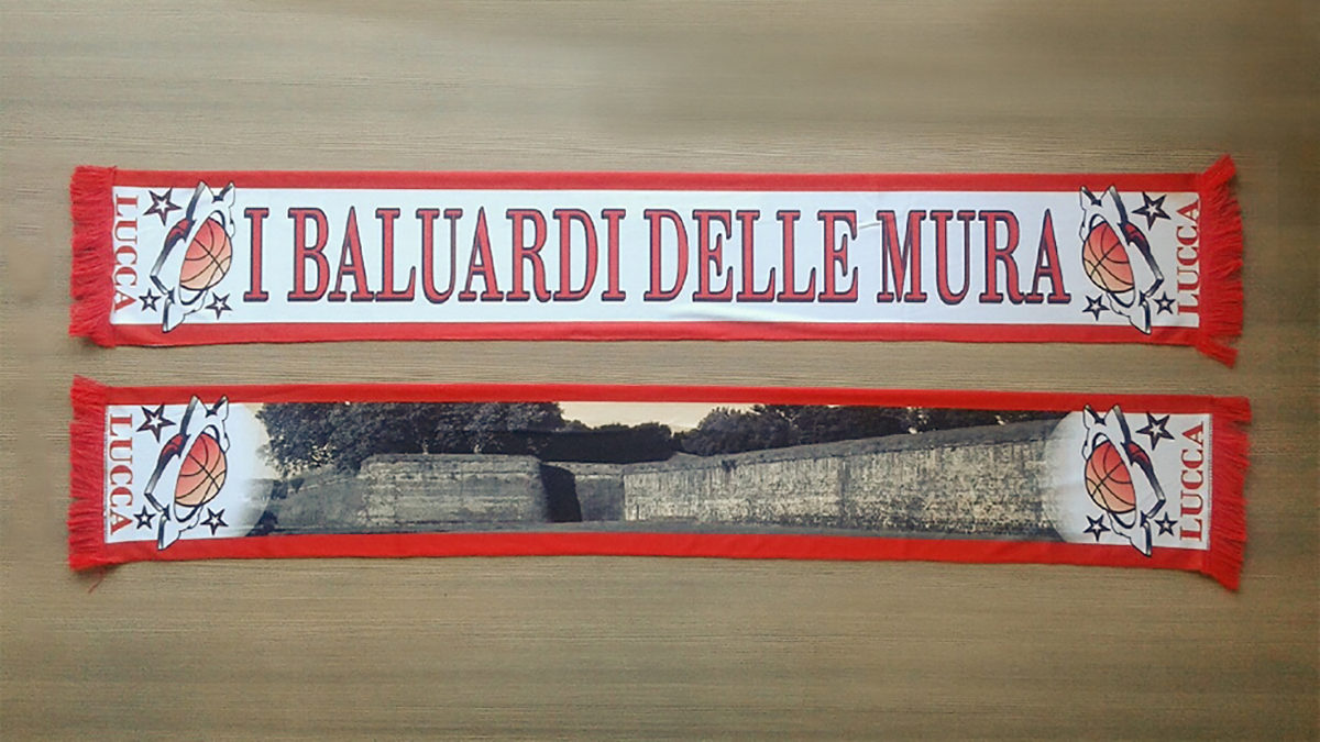Sciarpa Raso PALLACANESTRO FEMMINILE LUCCA I Baluardi della Mura