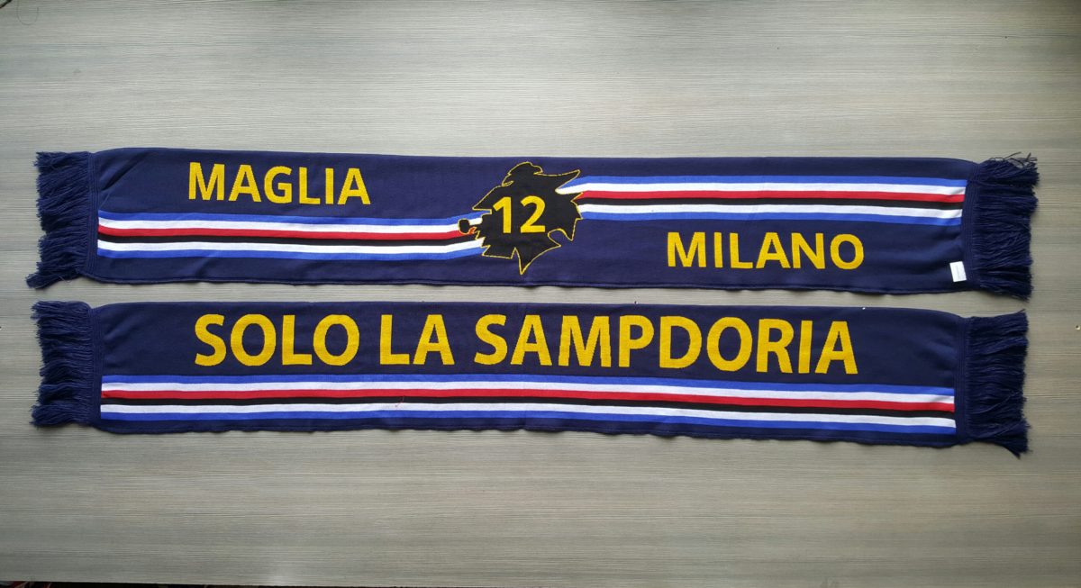Sciarpa HD SAMPDORIA Club Milano Maglia 12