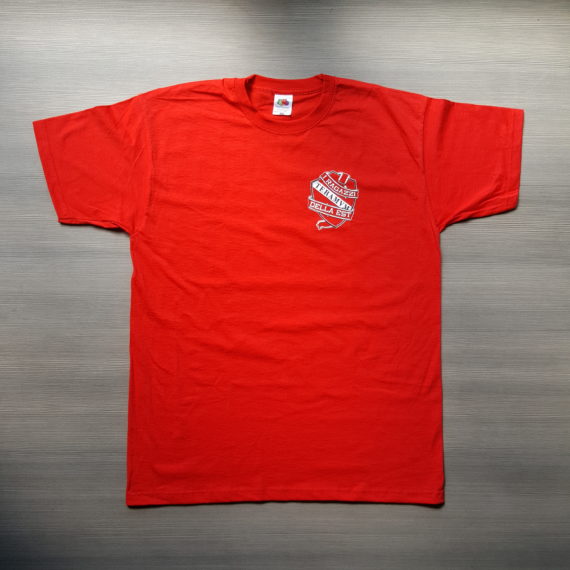 T-shirt Stampata TERAMO A sostegno del Diavolo T-shirt Commemorativa Davanti