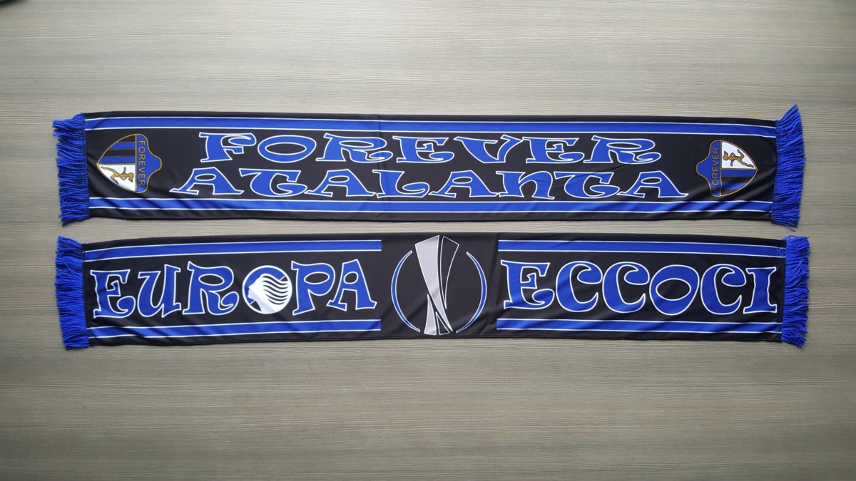 Sciarpa Raso ATALANTA FOREVER Europa Eccoci  2017-18