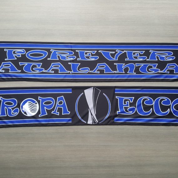 Sciarpa Raso ATALANTA FOREVER Europa Eccoci  2017-18