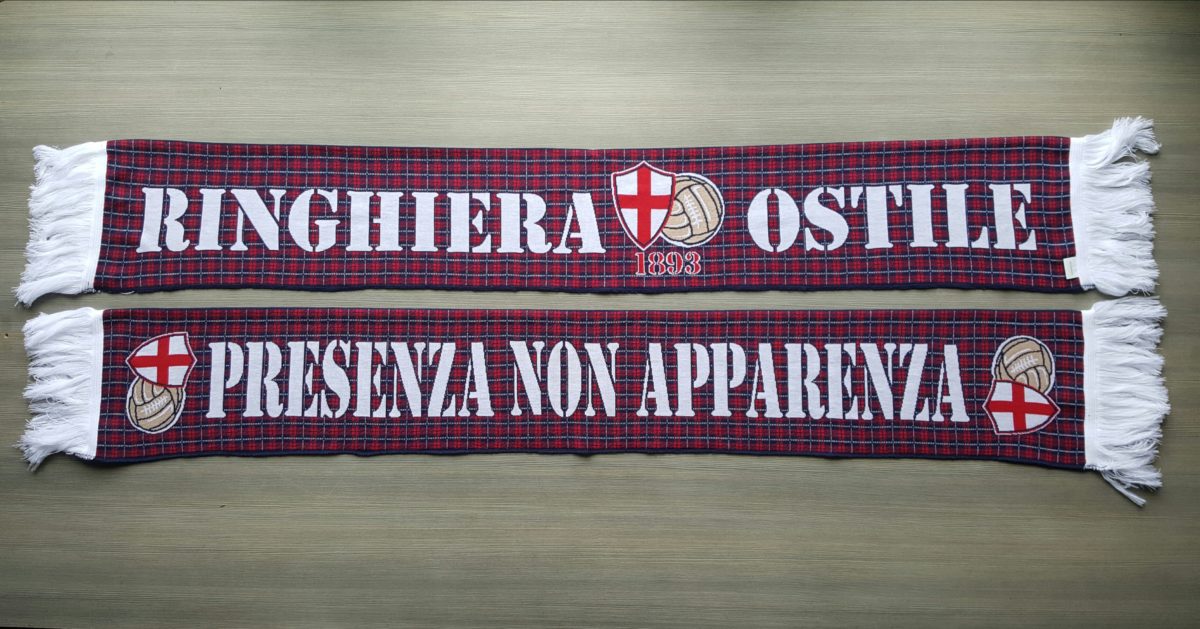 Sciarpa HD GENOA Ringhiera Ostile 2017-18
