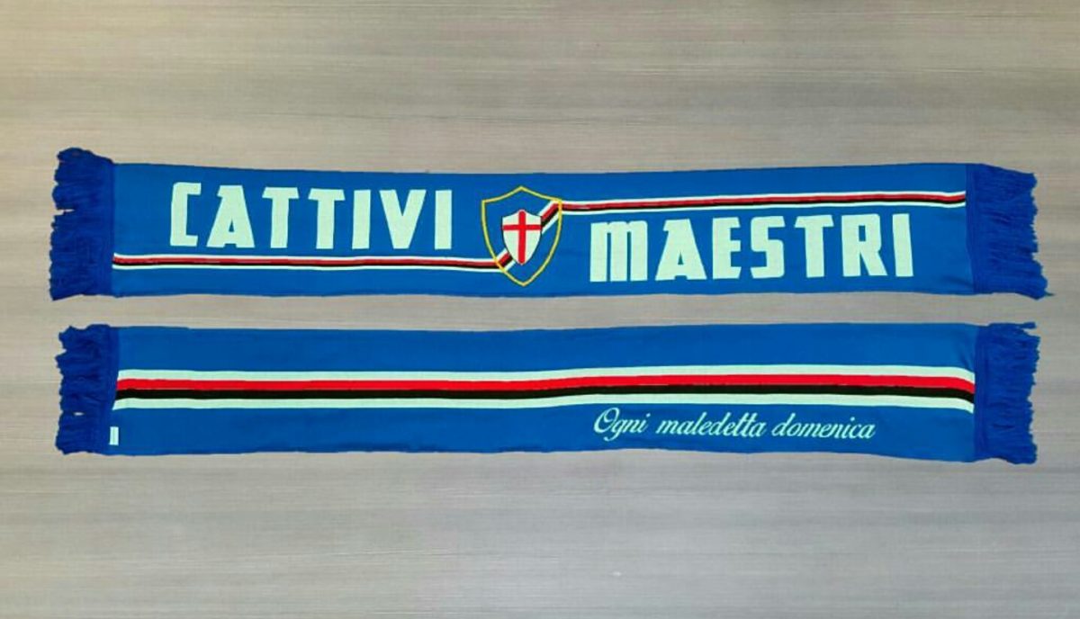 Sciarpa HD SAMPDORIA Cattivi Maestri 2016-17