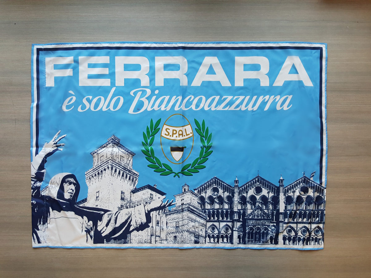 Bandiera SPAL Curva Ovest Ferrara