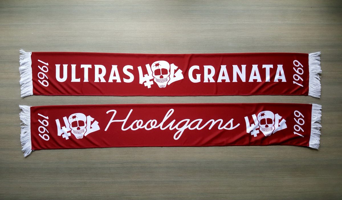 Sciarpa Raso TORINO Ultras Granata 2017-18