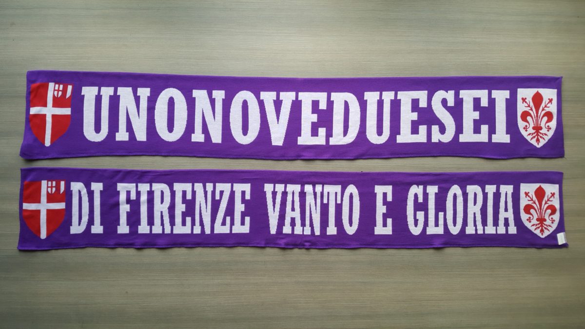 Sciarpa HD FIORENTINA UnoNoveDueSei 2017-18