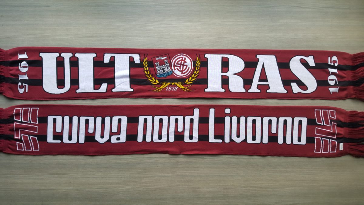 Sciarpa HD LIVORNO 17 febbraio 1915 Curva Nord Livorno 2017-18