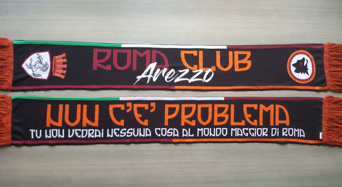 Sciarpa HD ROMA Club Arezzo 2017-18