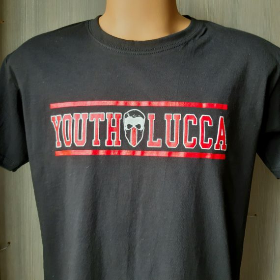 LUCCHESE Youth Quei Bravi Ragazzi T-SHIRT stampa serigrafica 2018-19 davanti