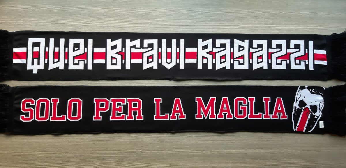 Sciarpa ALTA DEFINIZIONE lavorazione jacquard LUCCHESE Quei Bravi Ragazzi 2021-22﻿