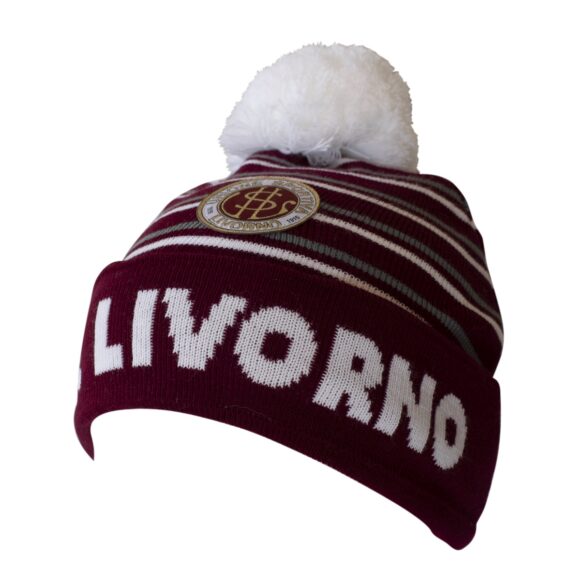 LIVORNO Cuffie jacquard con pompon 2021-22